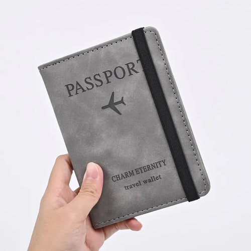 Leather Wallet Travel Passport Purse Card Travel Accessories Hand Carry Passport Business Cards Holder Wallet