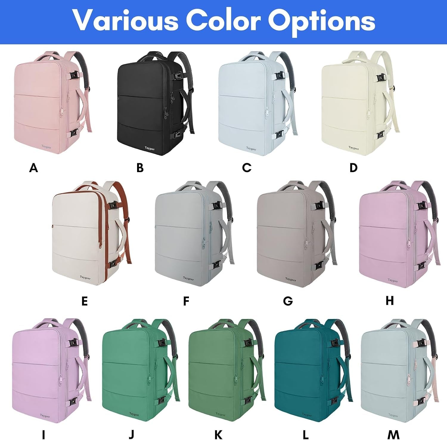 Travel Backpack for Women,40L Travel Laptop Mochila Carryon Luggage