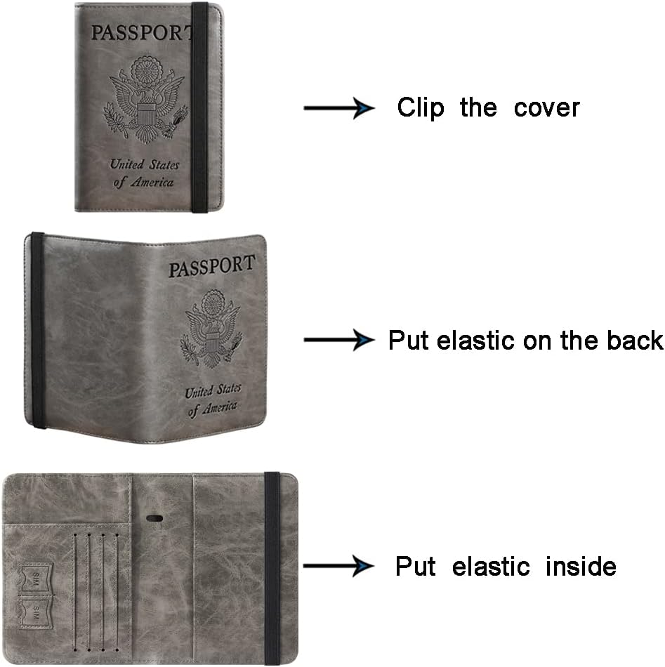 Passport Holder, Travel Essentials, Passport Cover, RFID Travel Wallet