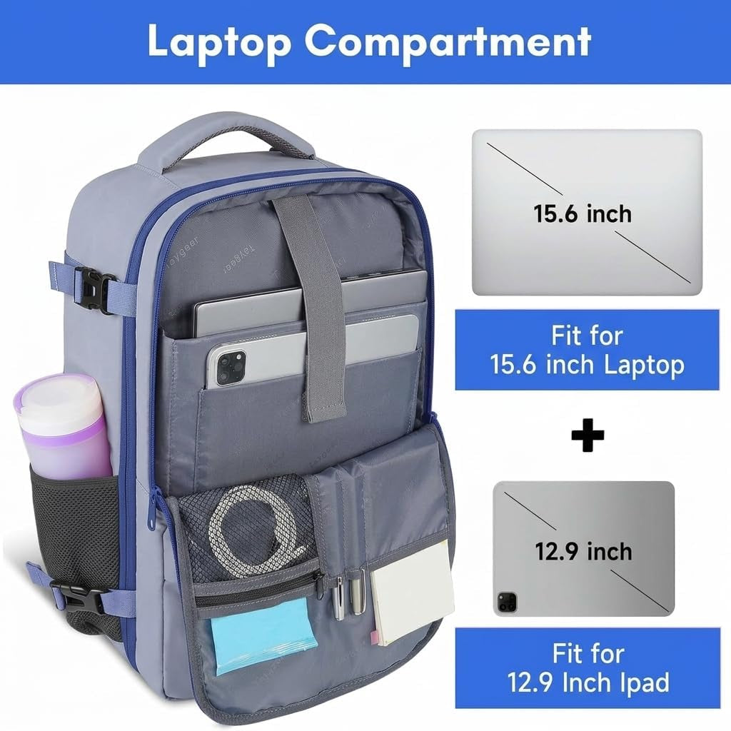 Travel Backpack for Women,40L Travel Laptop Mochila Carryon Luggage