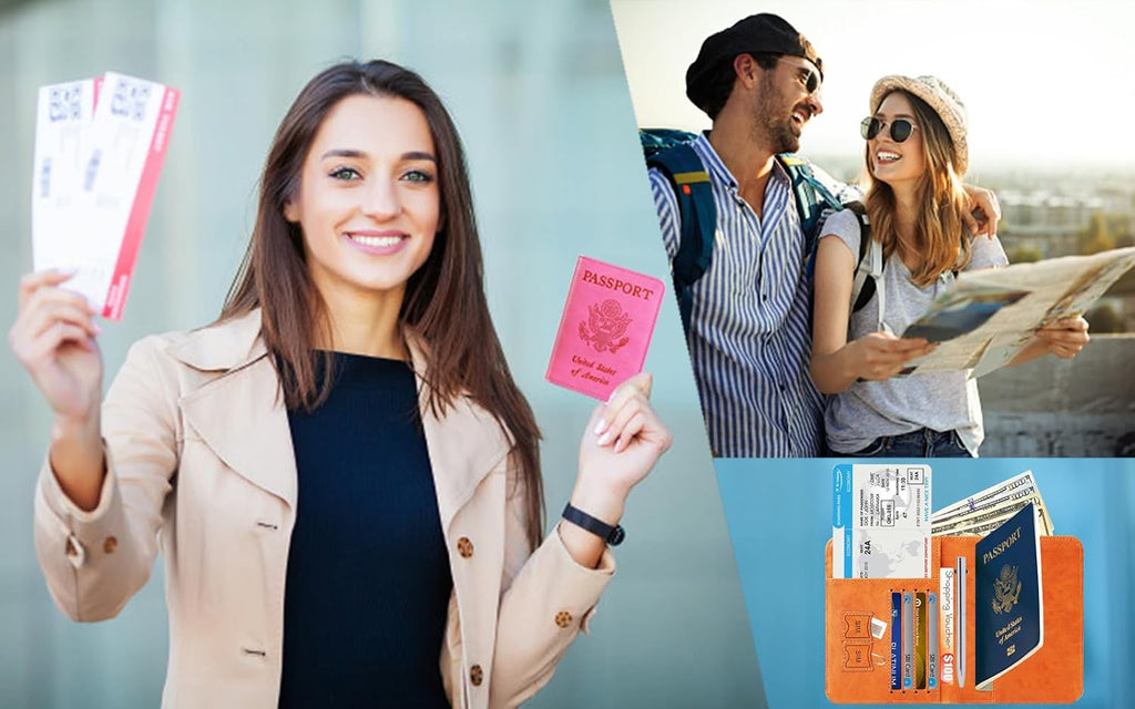 Passport Holder, Travel Essentials, Passport Cover, RFID Travel Wallet