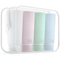 Taketoday Travel Bottles for Toiletries 3.4Oz 4 Pack, TSA Leak Proof