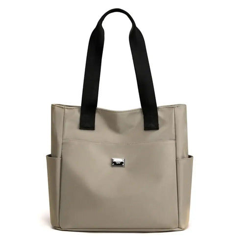 Large Capacity Handbag Shoulder Bag Lightweight Waterproof Nylon Shoulder Bag Tote Bag