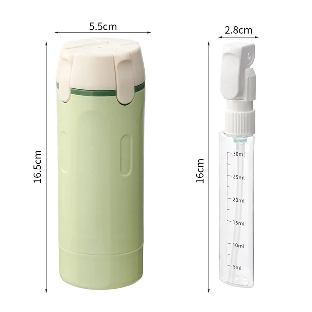 4-In-1 Portable Travel Refillable Bottles Set Cosmetics and Toiletries Containers for Shampoo Body Wash - Travel Storage Bottles